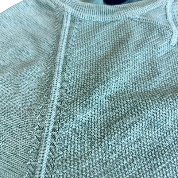 Tommy Bahama Y2K Sweater Mens Medium Green Cotton 90s Pullover Long Sleeve Retro - Picture 12 of 15